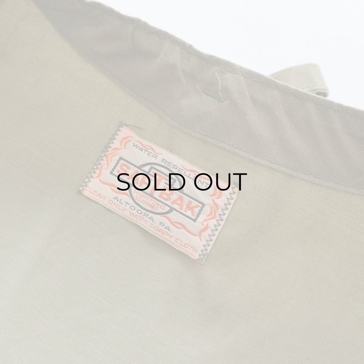 画像6: 80's SAFTBAK COTTON NYLON FISHING VEST (6)