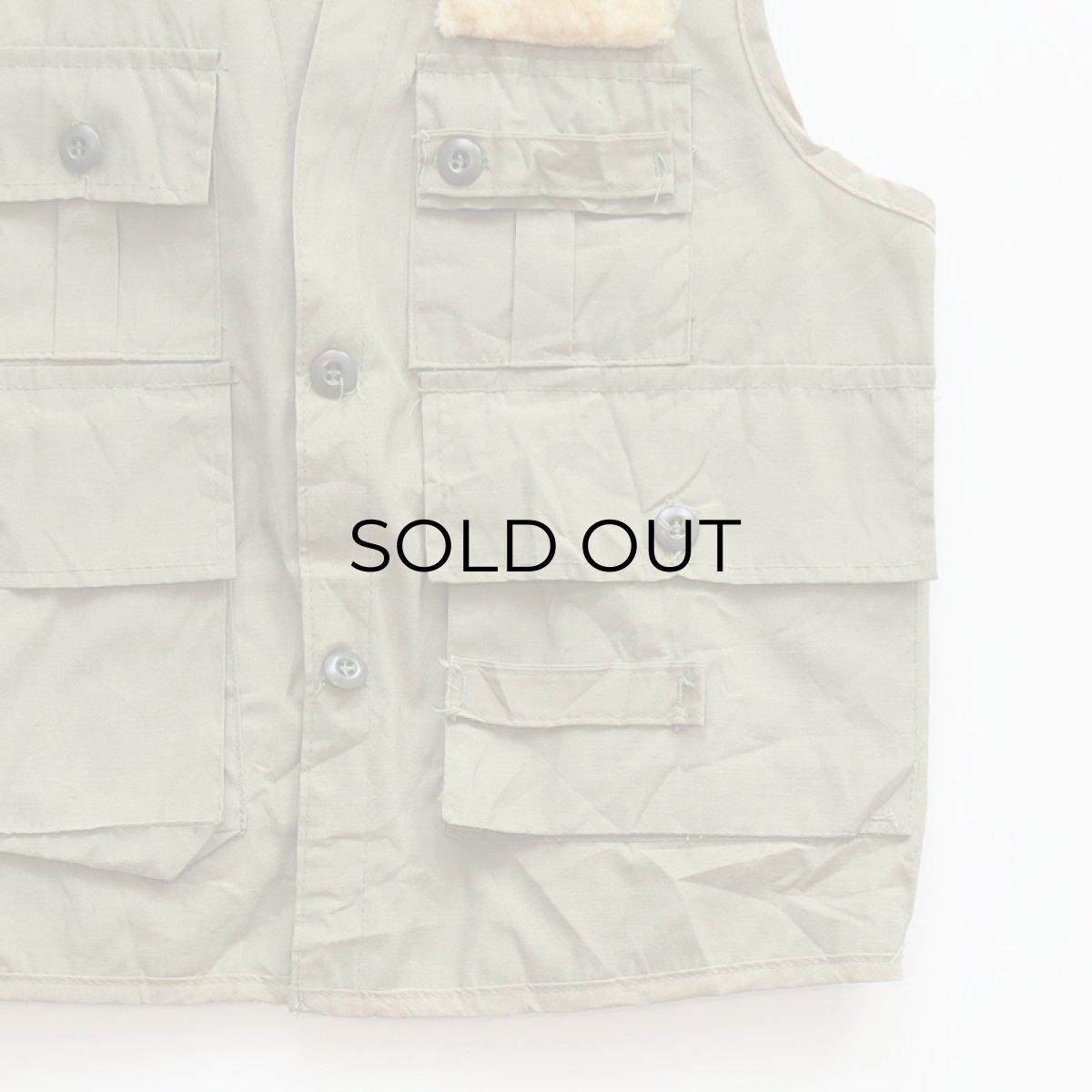 画像5: 80's SAFTBAK COTTON NYLON FISHING VEST (5)