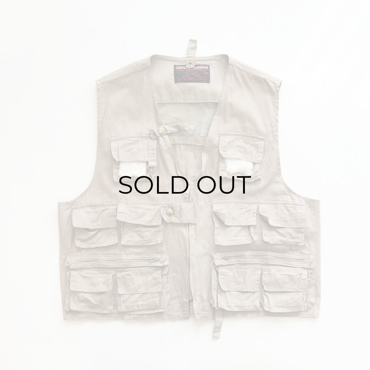 画像1: AMERICAN FISHERMAN COTTON TWILL FISHING VEST (1)