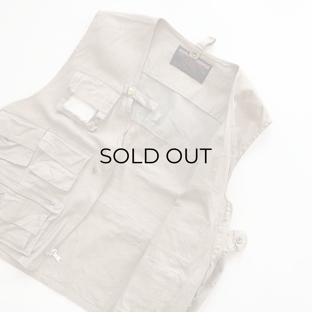 画像3: AMERICAN FISHERMAN COTTON TWILL FISHING VEST (3)