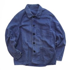 画像1: OLD Dubure & Deverchere COTTON TWILL FRENCH WORK JACKET (1)