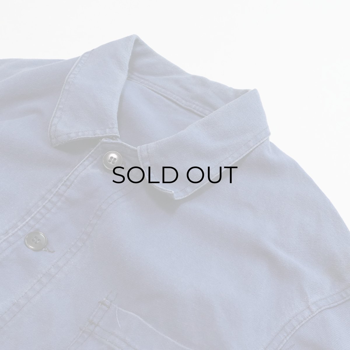 画像5: OLD Dubure & Deverchere COTTON TWILL FRENCH WORK JACKET (5)