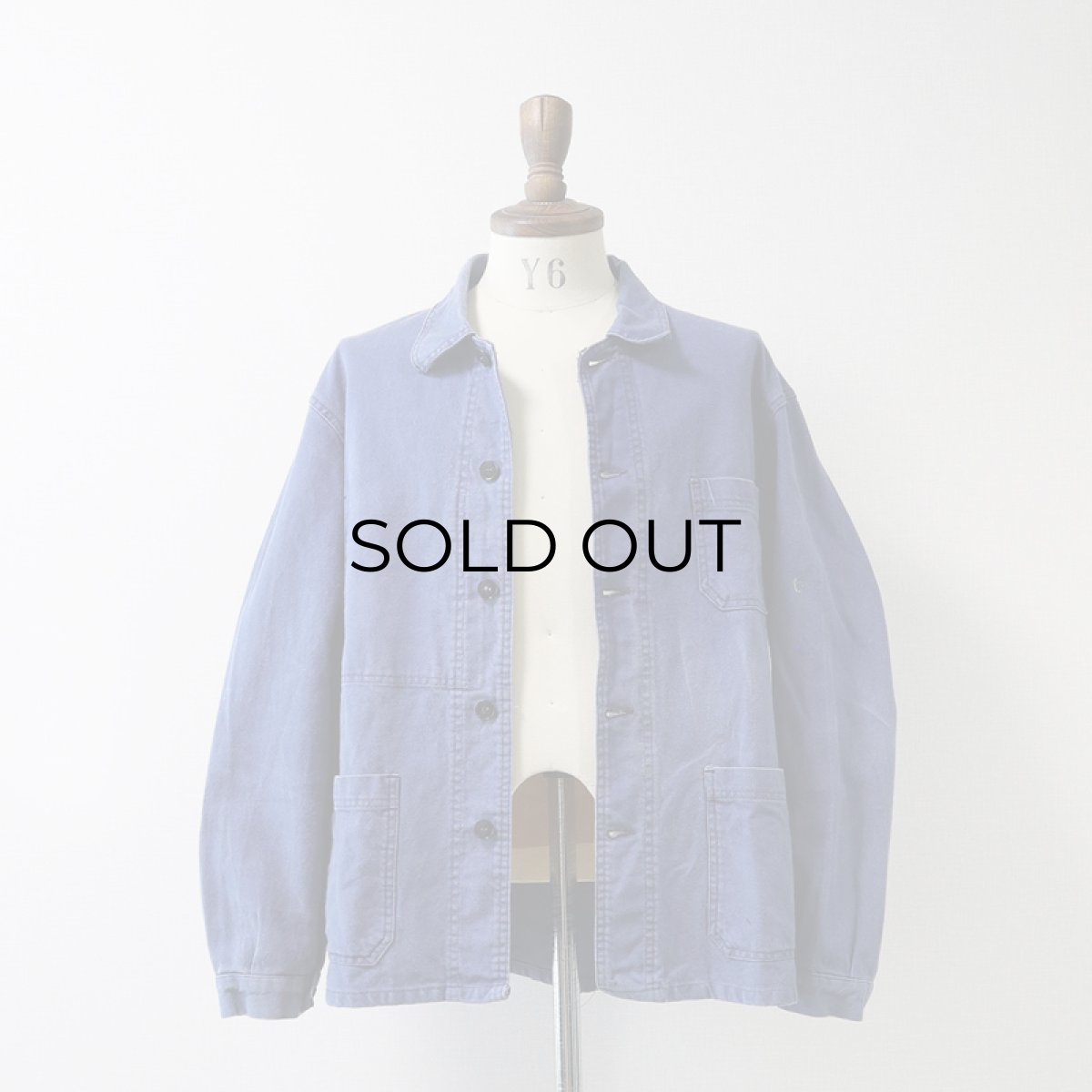 画像12: OLD Dubure & Deverchere COTTON TWILL FRENCH WORK JACKET (12)