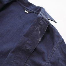 画像8: OLD GERMAN MILITARY COTTON HERRINGBONE TWILL WORK JACKET (8)