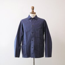 画像10: OLD GERMAN MILITARY COTTON HERRINGBONE TWILL WORK JACKET (10)