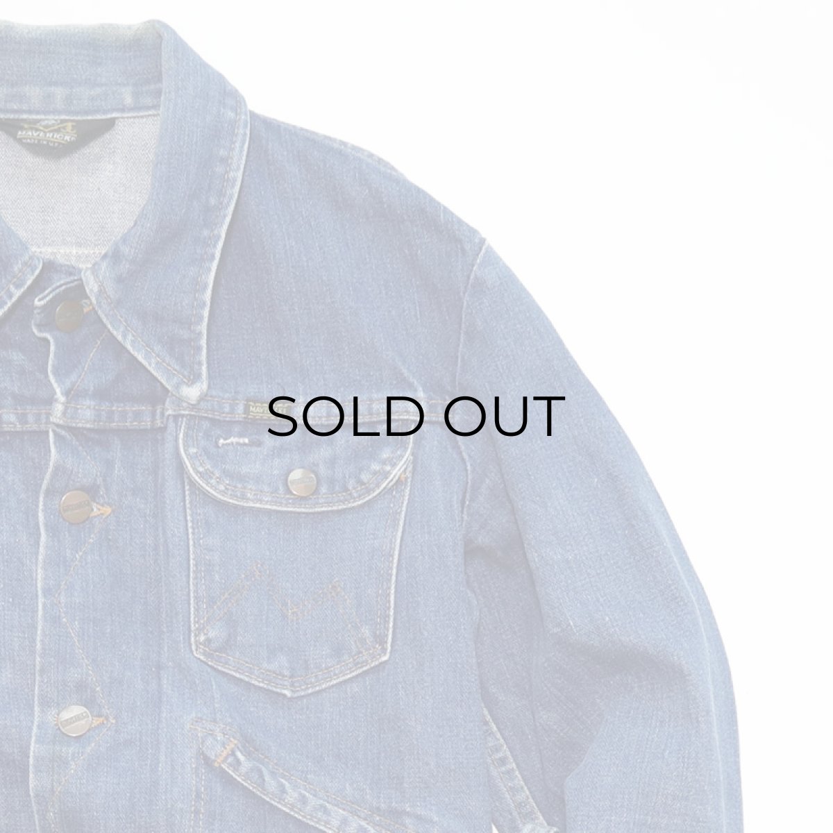画像4: 〜80's MAVERICK COTTON DENIM 4P TRUCKER JACKET (4)