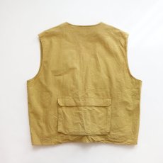 画像2: SOSTANZA COTTON LINEN FISHING VEST (2)