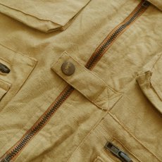 画像6: SOSTANZA COTTON LINEN FISHING VEST (6)