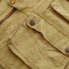 画像7: SOSTANZA COTTON LINEN FISHING VEST (7)