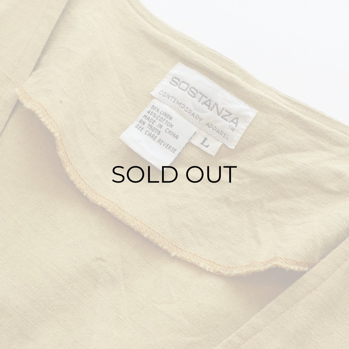 画像5: SOSTANZA COTTON LINEN FISHING VEST (5)