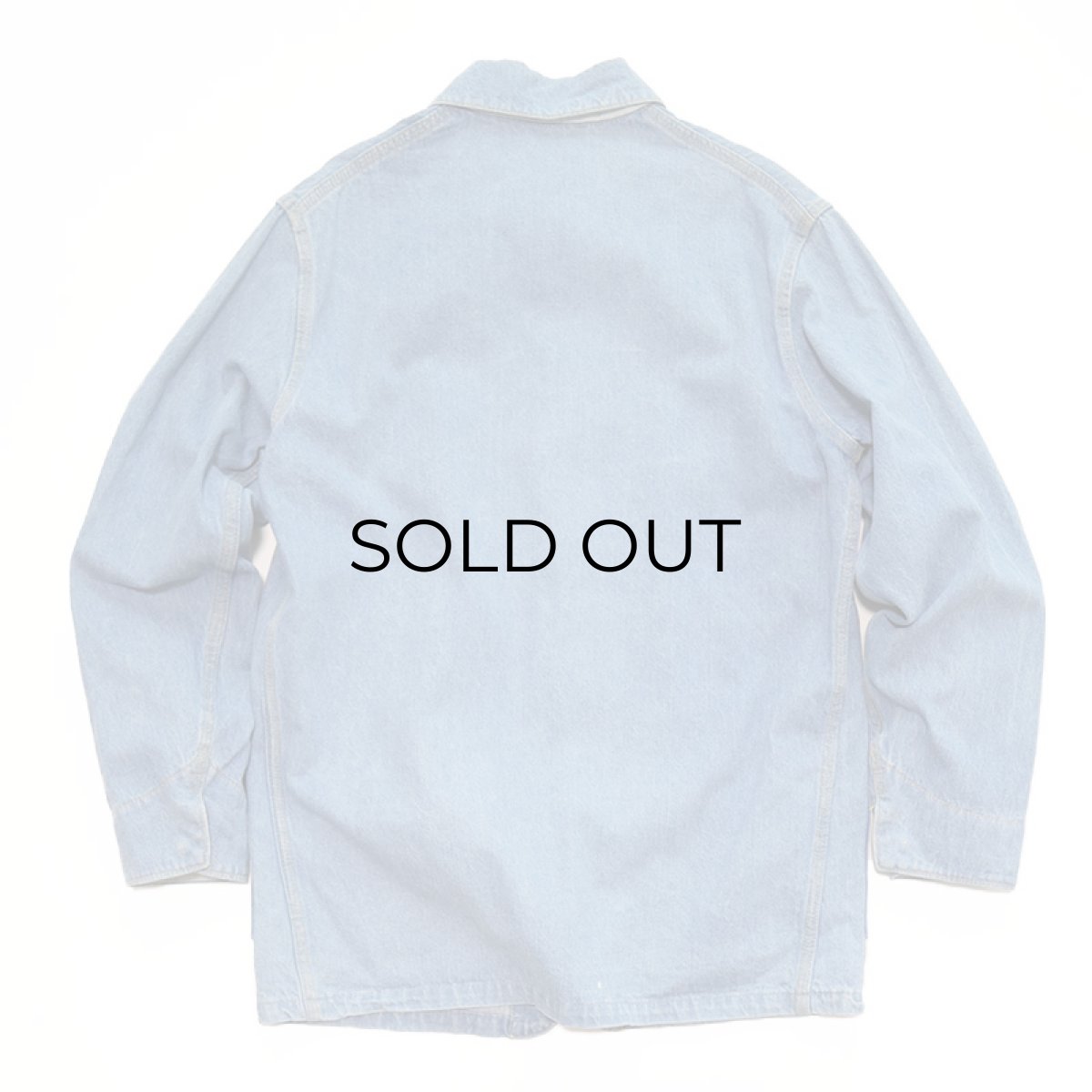 画像3: 80's OSH KOSH B'GOSH FADE BLUE DENIM CHORE JACKET (3)