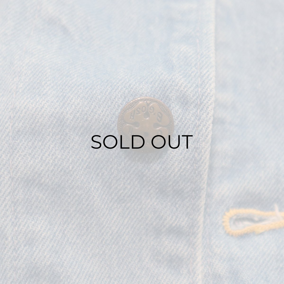 画像10: 80's OSH KOSH B'GOSH FADE BLUE DENIM CHORE JACKET (10)