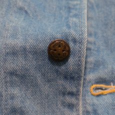 画像10: 80's OSH KOSH B'GOSH FADE BLUE DENIM CHORE JACKET (10)