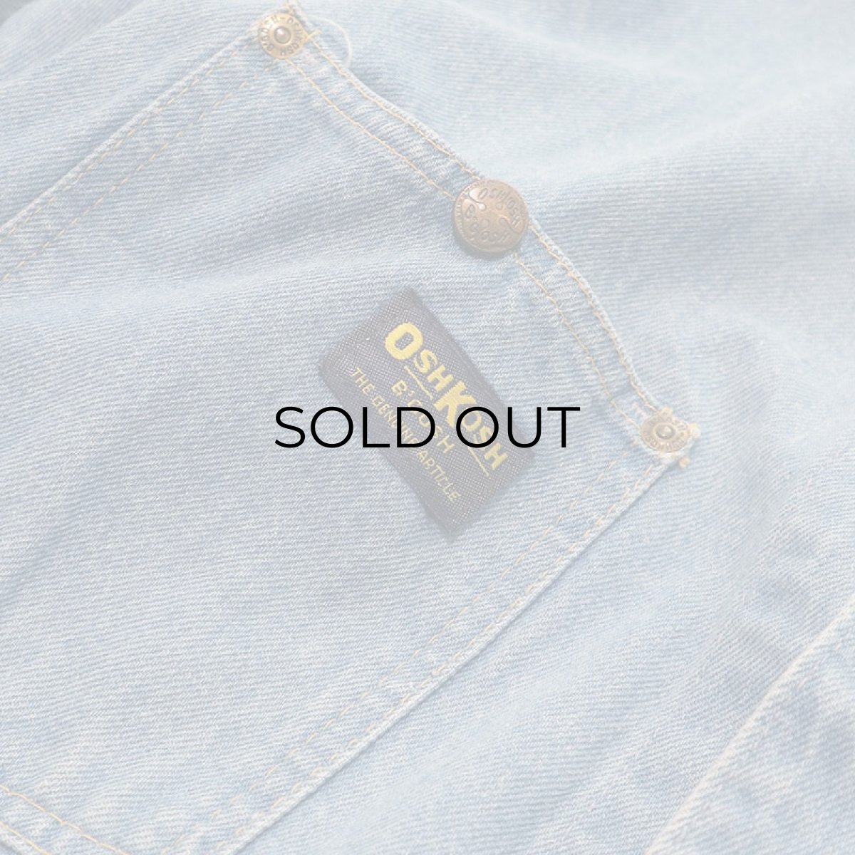 画像9: 80's OSH KOSH B'GOSH FADE BLUE DENIM CHORE JACKET (9)