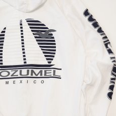 画像5: 〜90's Pasion TROPICAL COTTON PRINT ZIP HOODED JACKET "COZUMEL MEXICO" (5)