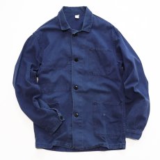 画像1: OLD UNKNOWN BRAND COTTON TWILL FRENCH WORK JACKET (1)