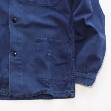 画像7: OLD UNKNOWN BRAND COTTON TWILL FRENCH WORK JACKET (7)