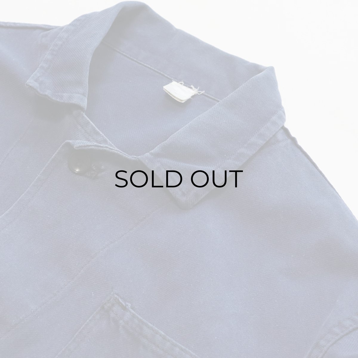 画像5: OLD UNKNOWN BRAND COTTON TWILL FRENCH WORK JACKET (5)