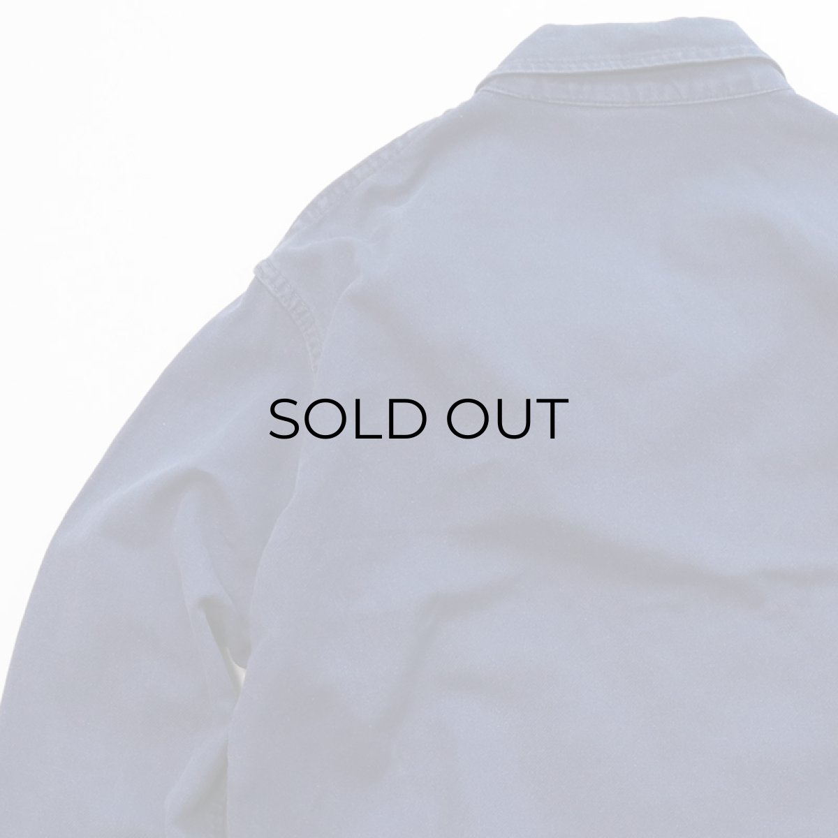 画像8: OLD UNKNOWN BRAND COTTON TWILL FRENCH WORK JACKET (8)