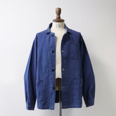 画像12: OLD UNKNOWN BRAND COTTON TWILL FRENCH WORK JACKET (12)