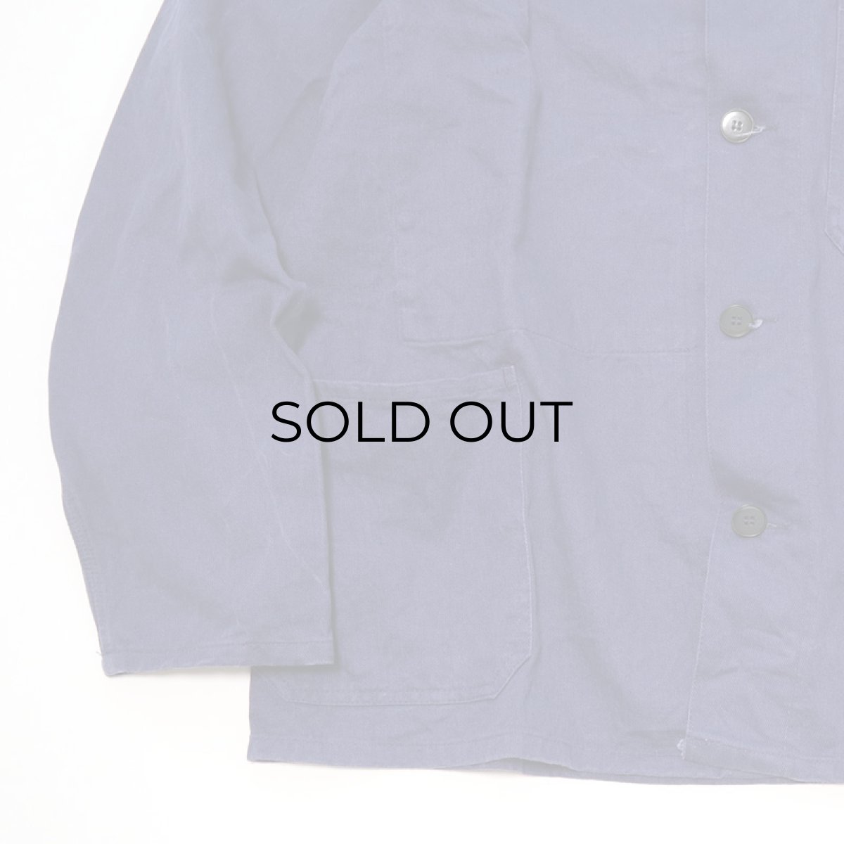 画像5: OLD rofa COTTON TWILL GERMAN WORK JACKET (5)