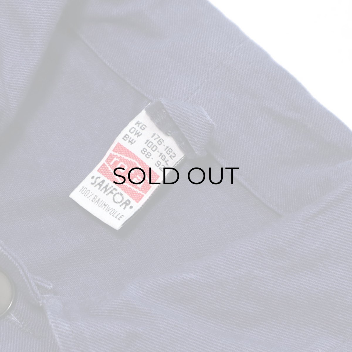 画像6: OLD rofa COTTON TWILL GERMAN WORK JACKET (6)