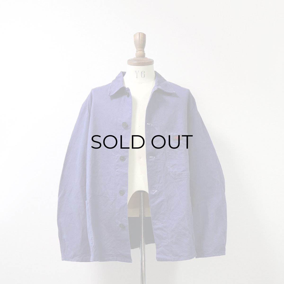 画像9: OLD rofa COTTON TWILL GERMAN WORK JACKET (9)