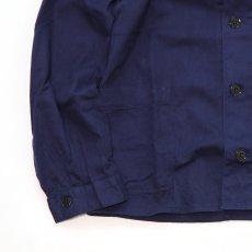 画像5: OLD GERMAN MILITARY COTTON TWILL WORK JACKET (5)