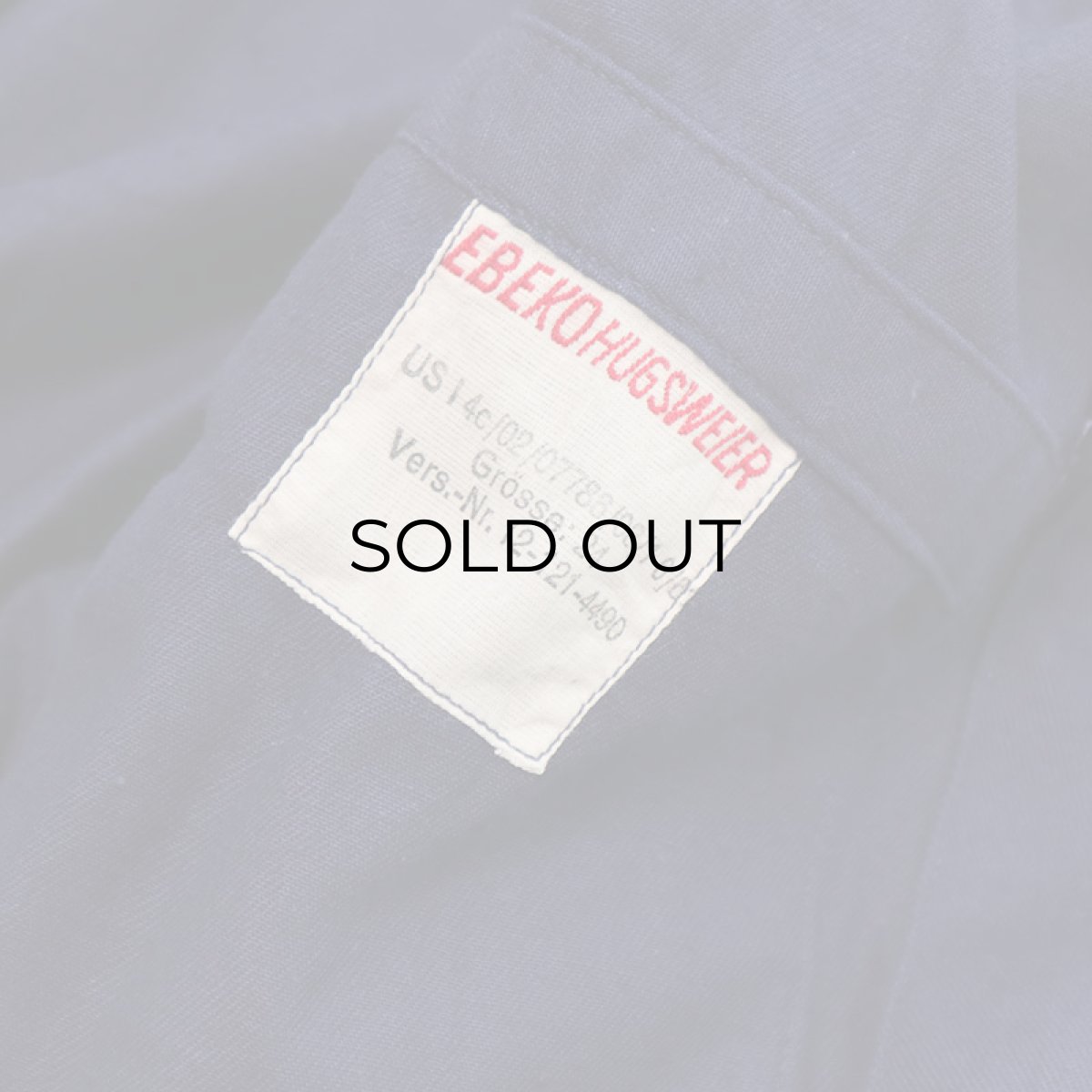 画像6: OLD GERMAN MILITARY COTTON TWILL WORK JACKET (6)