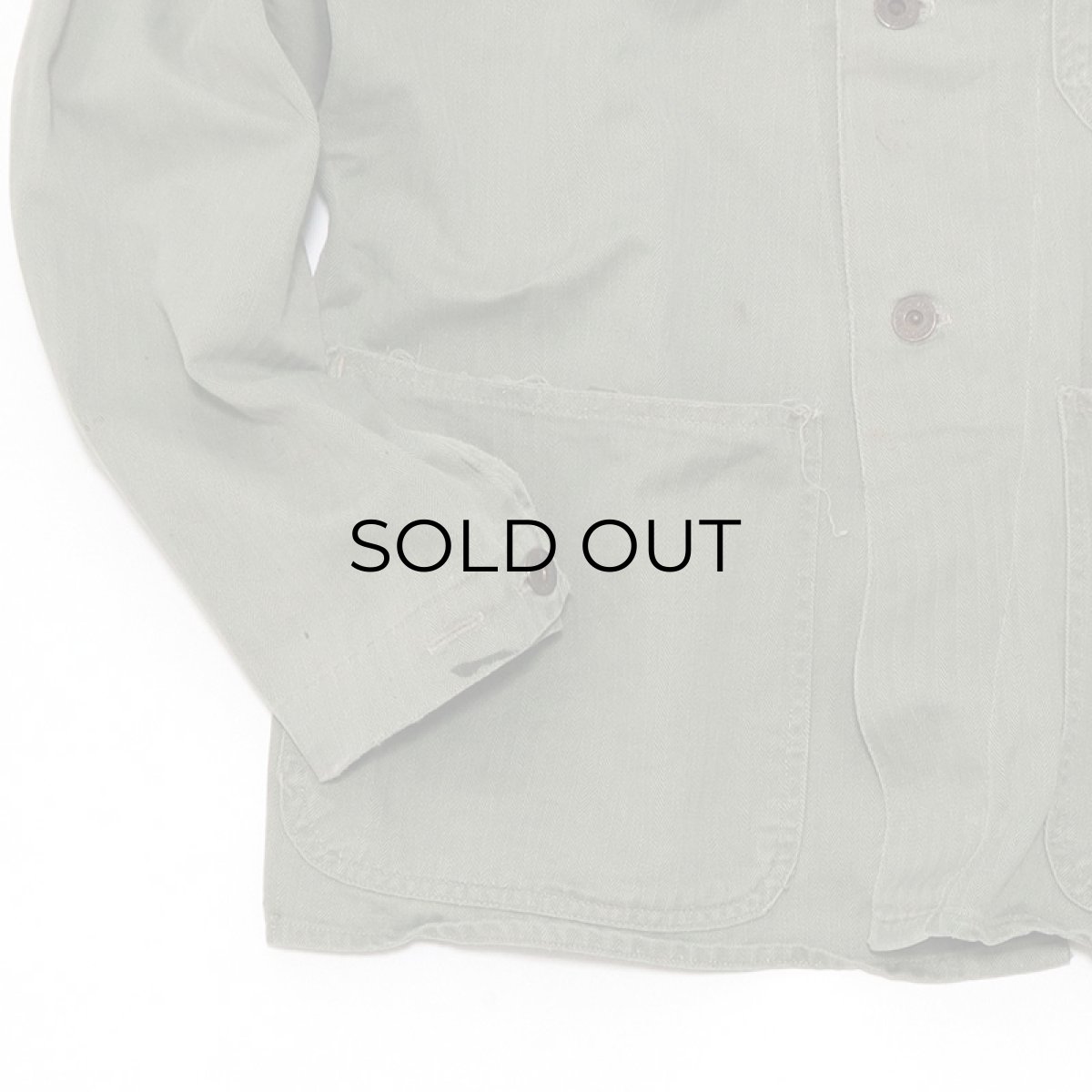 画像5: 40's US MARINE CORPS P-41 COTTON HERRINGBONE TWILL CHORE JACKET (5)