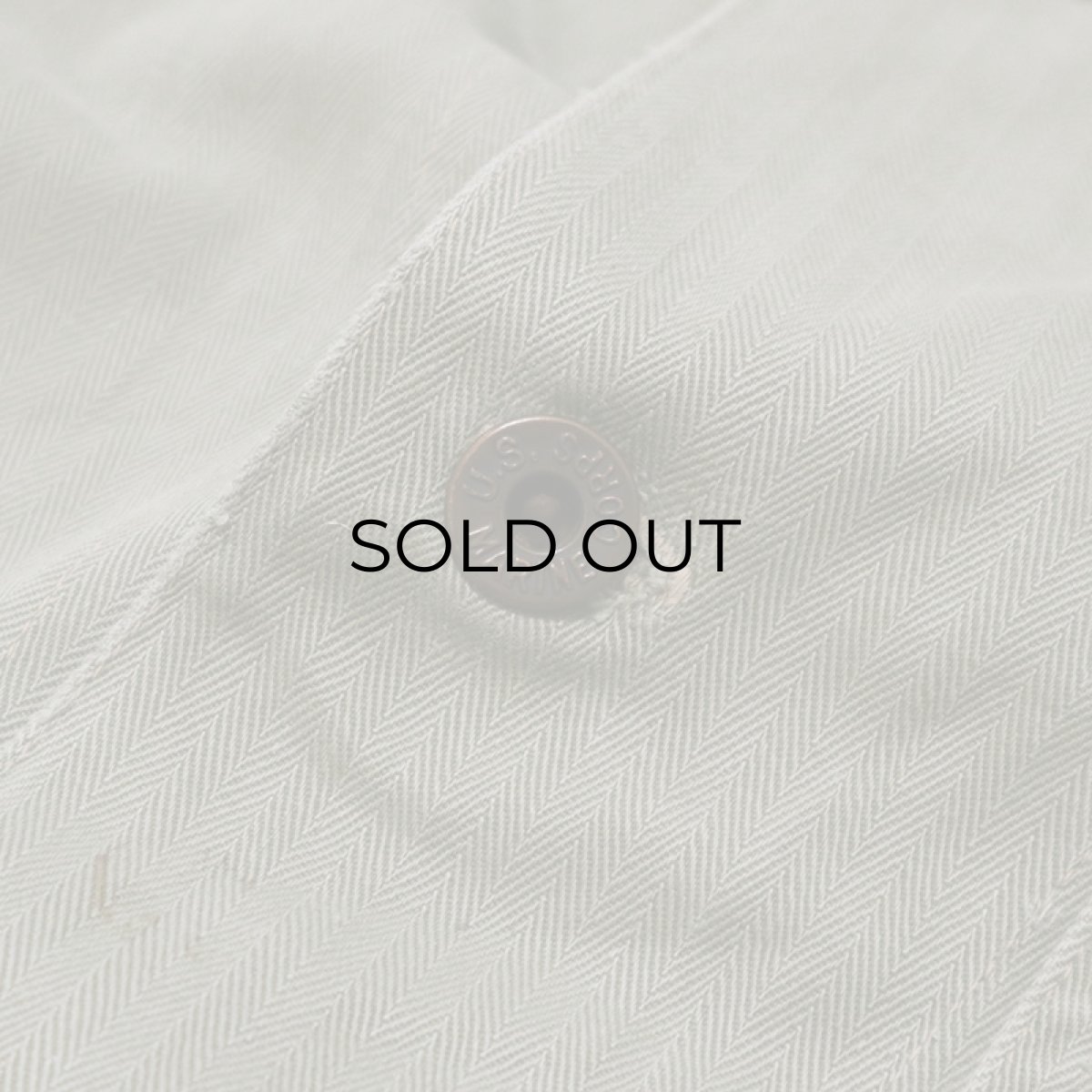 画像8: 40's US MARINE CORPS P-41 COTTON HERRINGBONE TWILL CHORE JACKET (8)