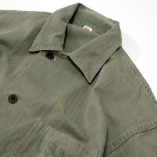 画像6: 40's US MARINE CORPS P-41 COTTON HERRINGBONE TWILL CHORE JACKET (6)