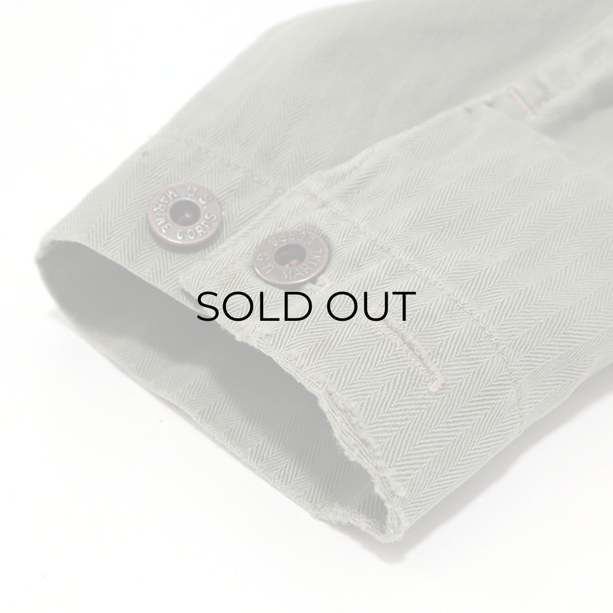 画像12: 40's US MARINE CORPS P-41 COTTON HERRINGBONE TWILL CHORE JACKET (12)