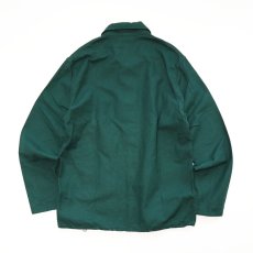 画像3: OLD GERMAN MILITARY GREEN COTTON TWILL WORK JACKET (3)