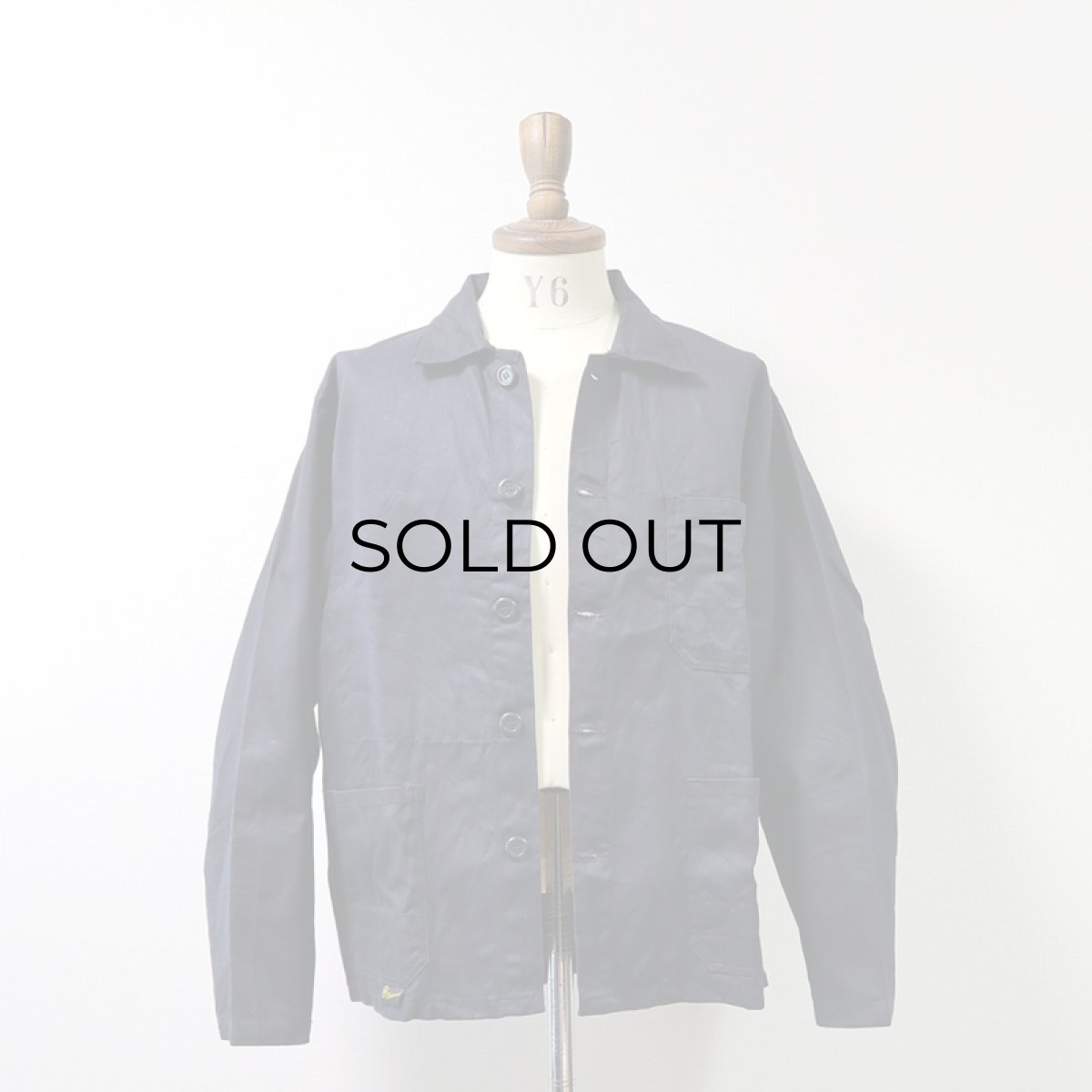 画像7: Ratisual COTTON TWILL EURO WORK JACKET "DEADSTOCK?" (7)