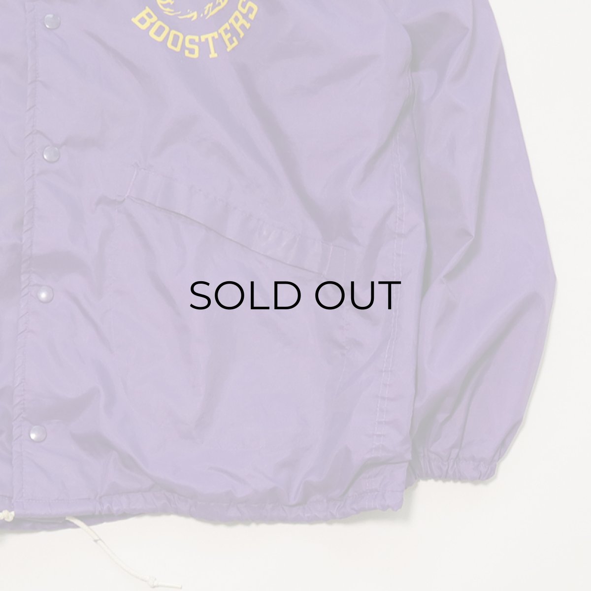 画像5: 〜80's Pla-Jac by Dunbrooke NYLON FLANNEL LINING PRINT SNAP COACH JACKET "MABTON BOOSTERS" (5)