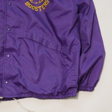 画像5: 〜80's Pla-Jac by Dunbrooke NYLON FLANNEL LINING PRINT SNAP COACH JACKET "MABTON BOOSTERS" (5)