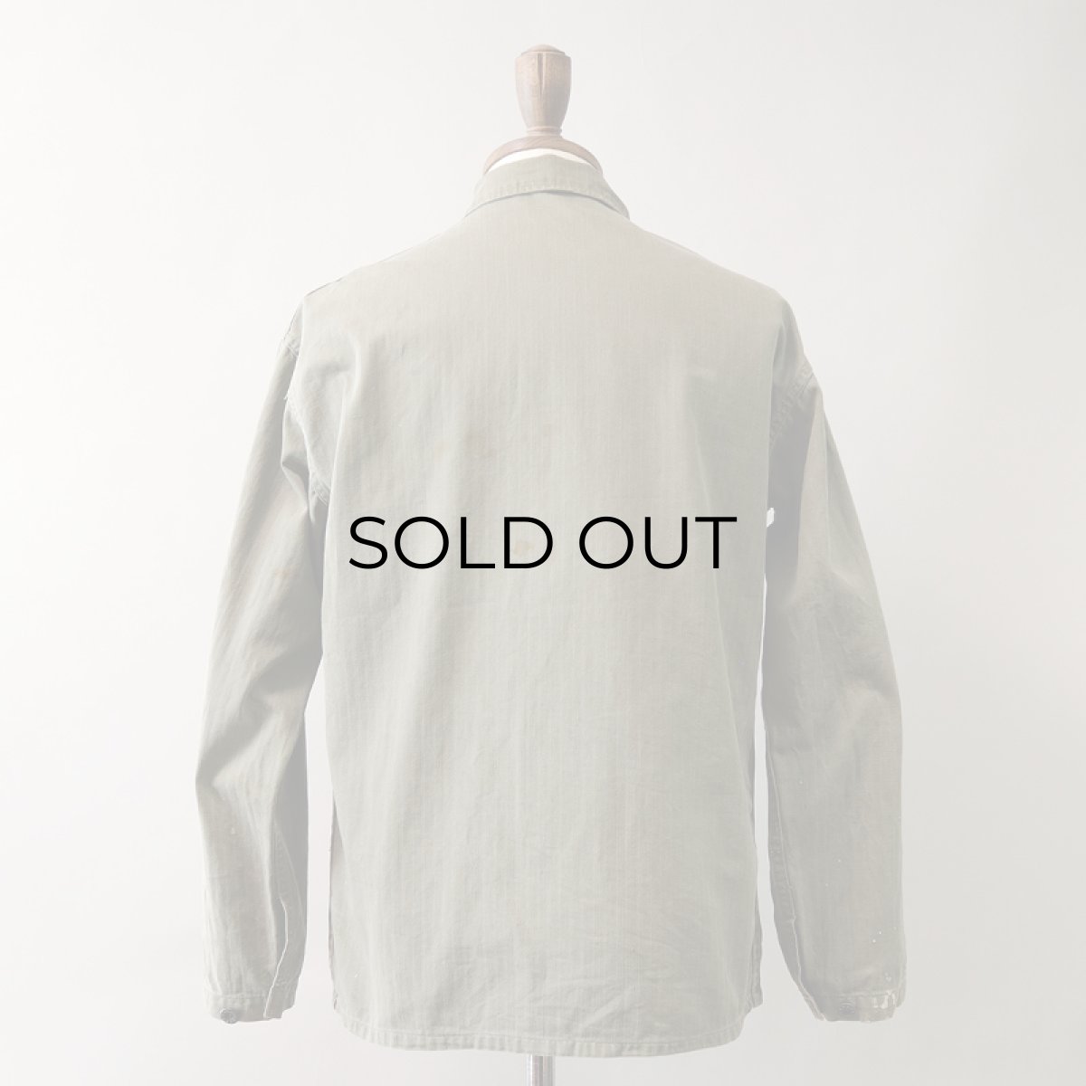 画像16: 40's US NAVY N-3 COTTON HERRINGBONE TWILL CHORE JACKET (16)