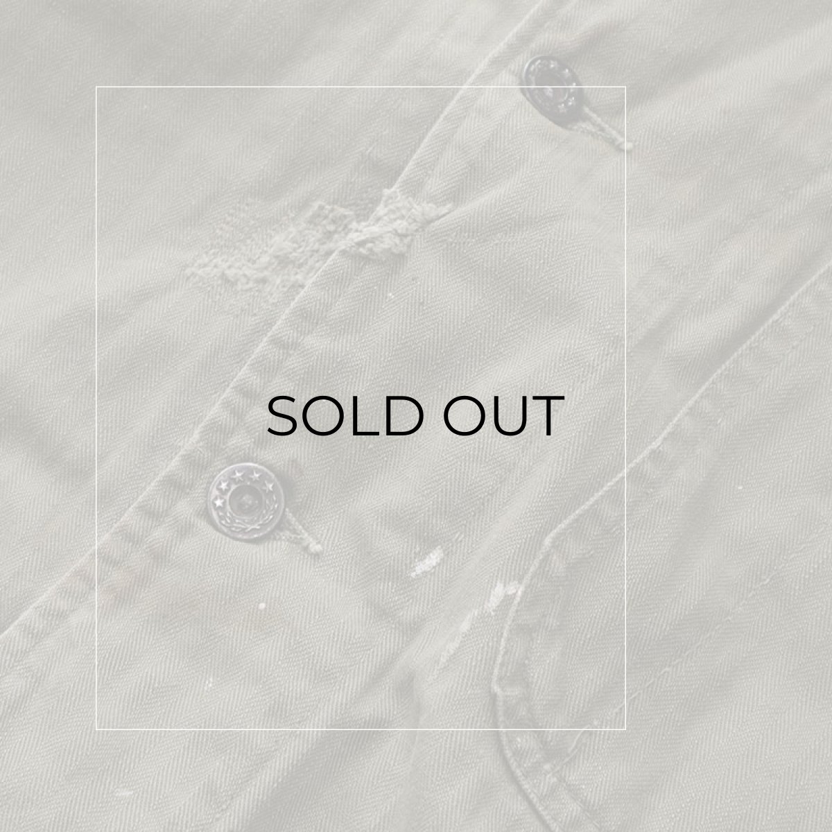 画像7: 40's US NAVY N-3 COTTON HERRINGBONE TWILL CHORE JACKET (7)