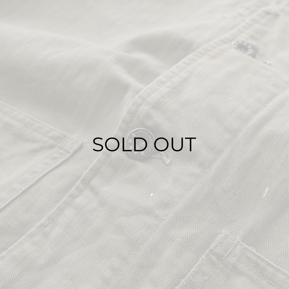 画像5: 40's US NAVY N-3 COTTON HERRINGBONE TWILL CHORE JACKET (5)