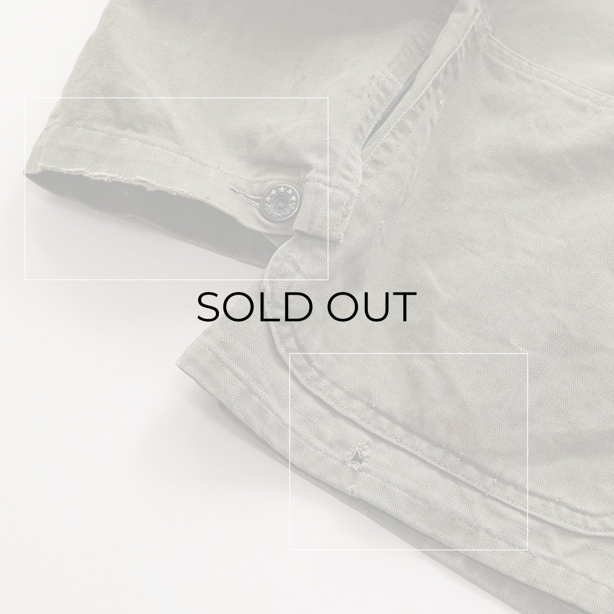 画像10: 40's US NAVY N-3 COTTON HERRINGBONE TWILL CHORE JACKET (10)