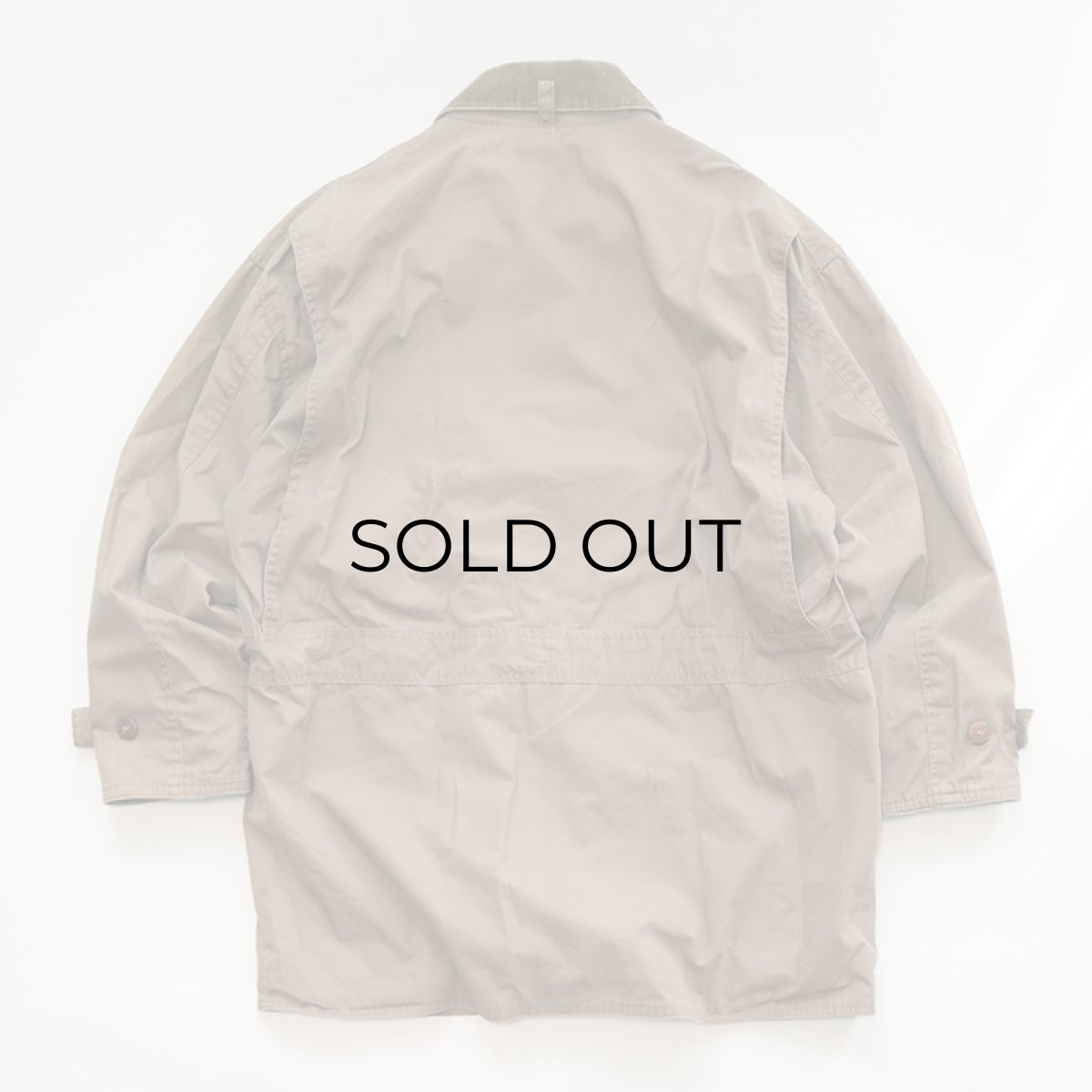 画像3: 90's J.CREW COTTON Lt.CANVAS HUNTING style JACKET (3)