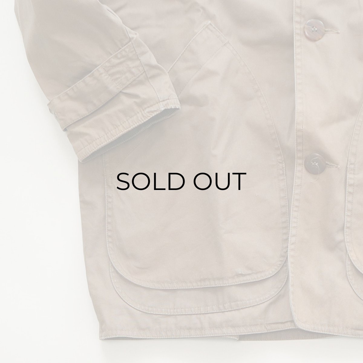 画像5: 90's J.CREW COTTON Lt.CANVAS HUNTING style JACKET (5)