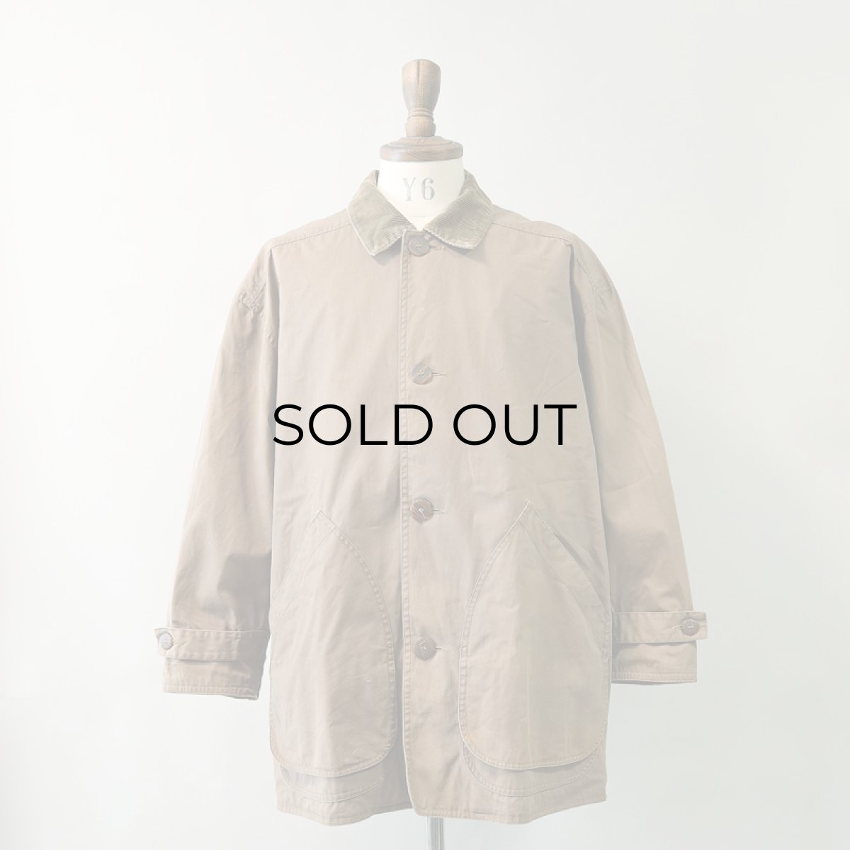 画像12: 90's J.CREW COTTON Lt.CANVAS HUNTING style JACKET (12)