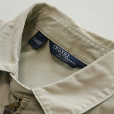 画像5: 80's Polo by Ralph Lauren COTTON TWILL ZIP SPORTS JACKET "MADE IN USA" (5)