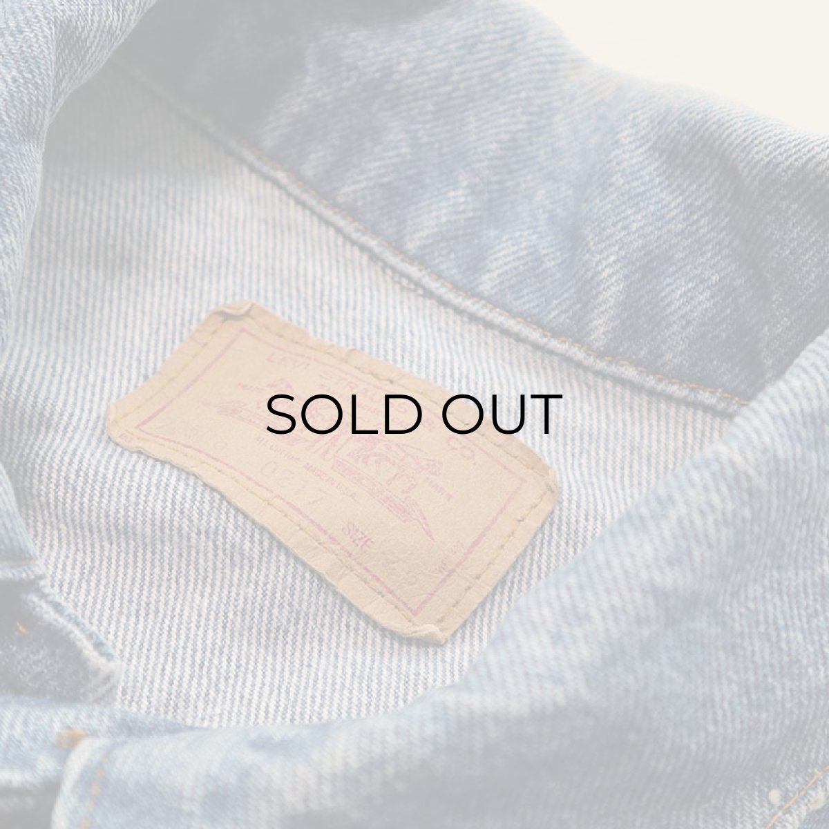 画像6: 80's Levi's 70506 DENIM 4P TRUCKER JACKET 【SIZE : 42】 (6)