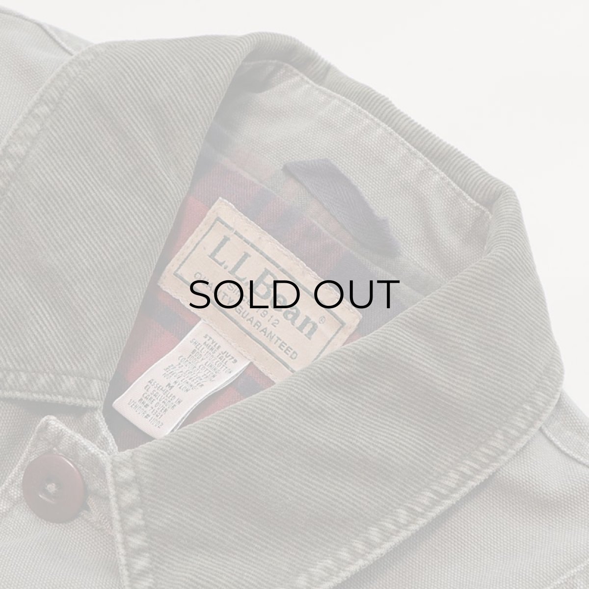 画像7: L.L. Bean COTTON CANVAS HUNTING style JACKET (7)