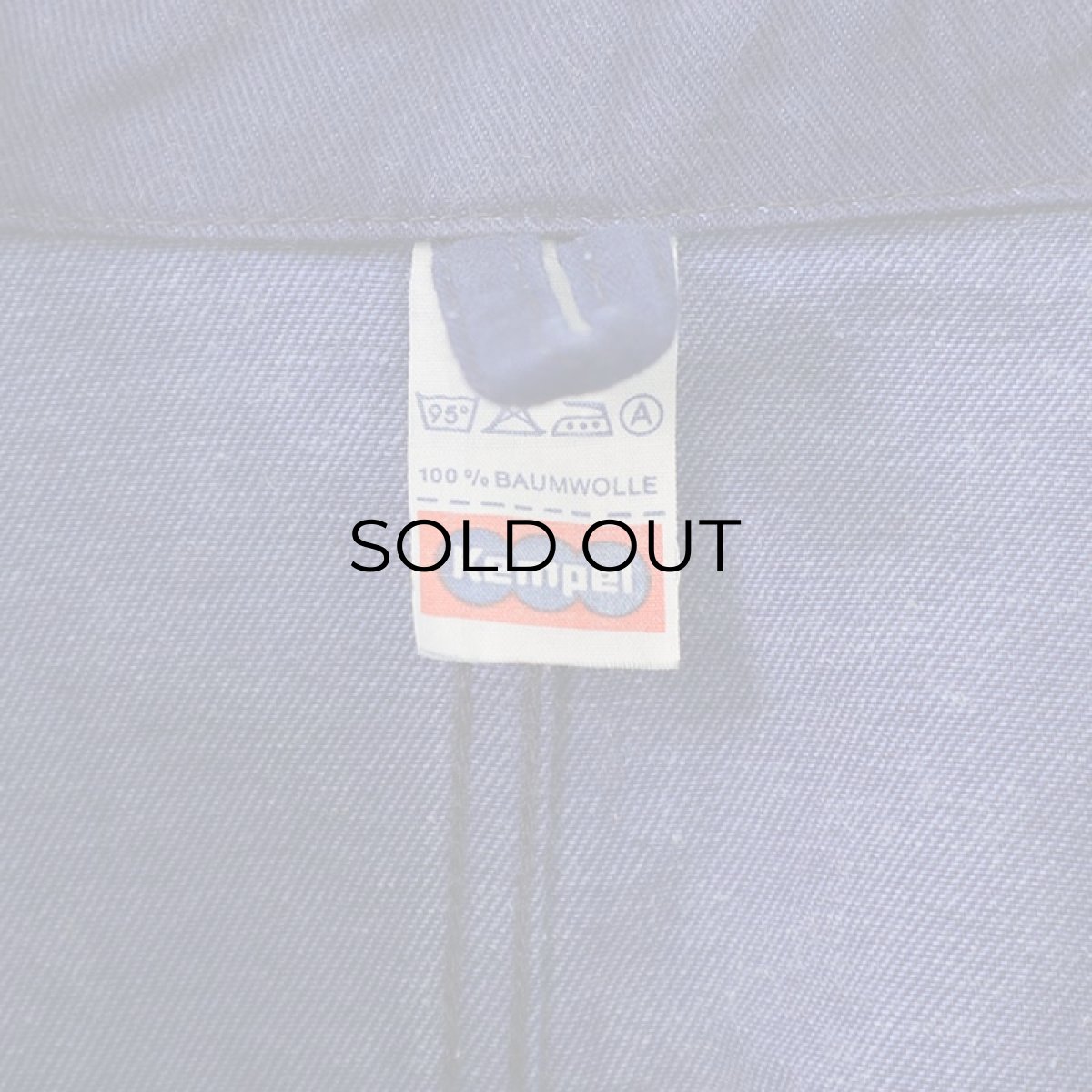 画像8: Kempel COTTON DENIM GERMAN WORK JACKET (8)