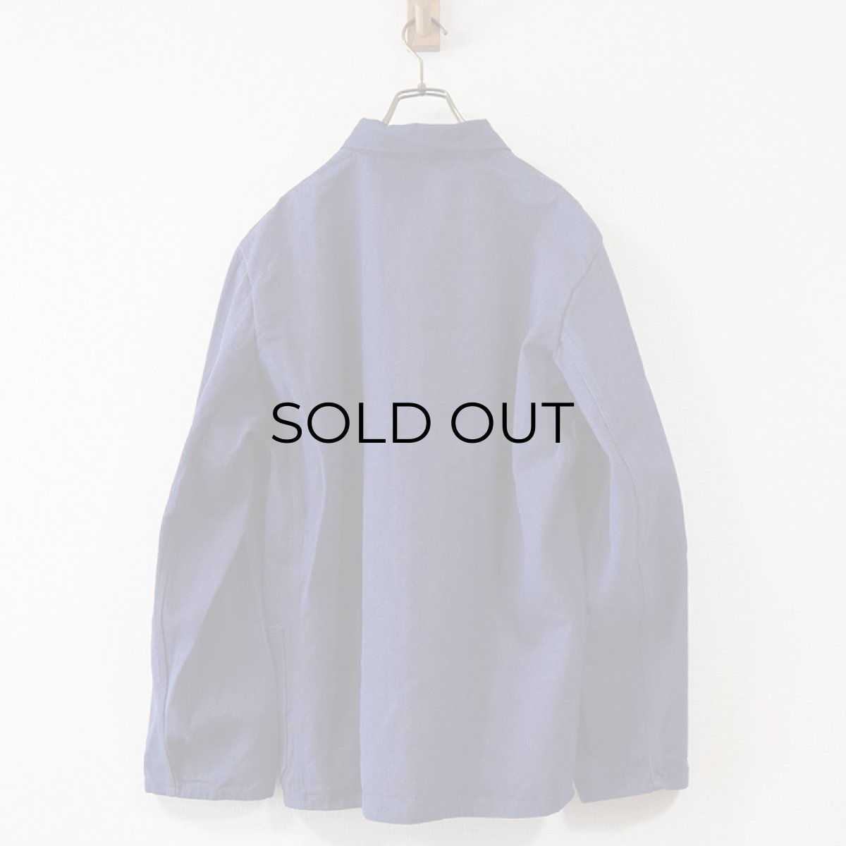 画像8: OLD MERK COTTON DENIM GERMAN WORK JACKET (8)