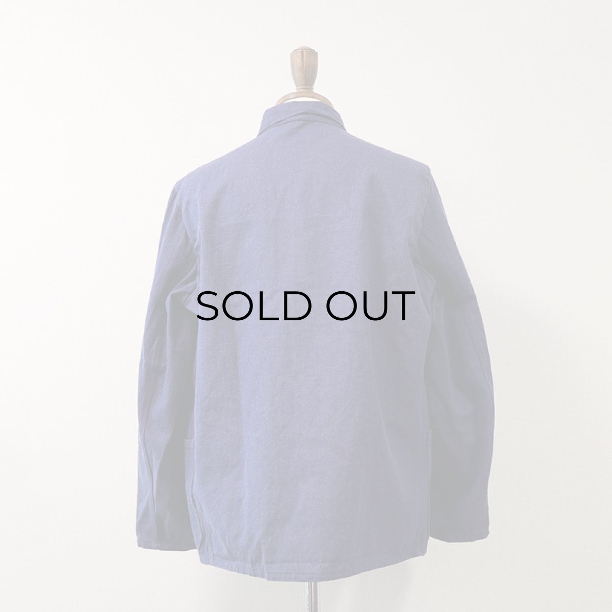 画像3: OLD MERK COTTON DENIM GERMAN WORK JACKET (3)